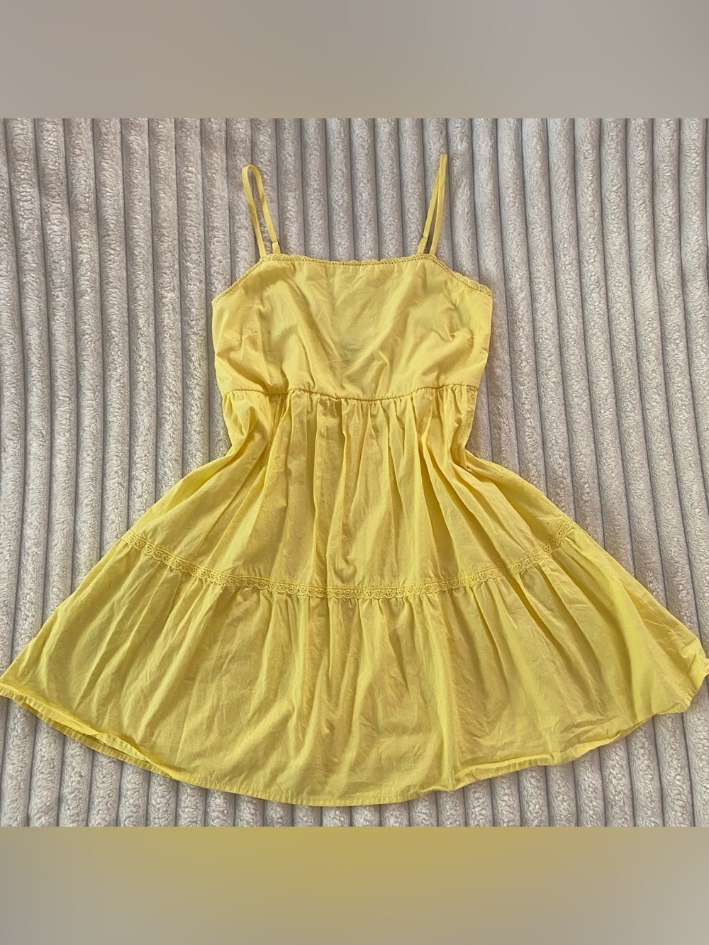 Wild Fable Yellow Spaghetti-Strap Summer Sundress